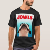 Jowls Boston Terrier poster Classic T-Shirt