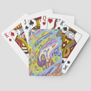 "Joy" Abstract Art Playing Cards