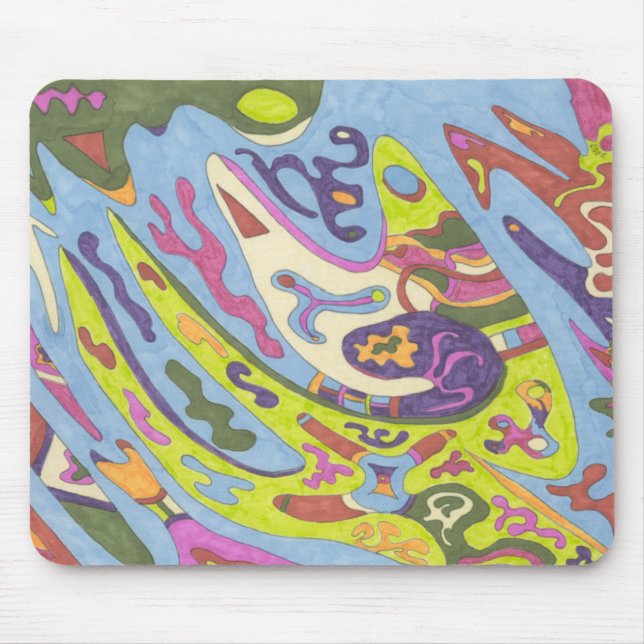 Joy, abstract mouse pad (Front)