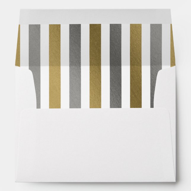 Joy and Cheer Greeting Card Envelope (Back (Bottom))