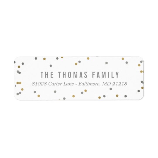 Joy and Cheer Holiday Return Address Labels