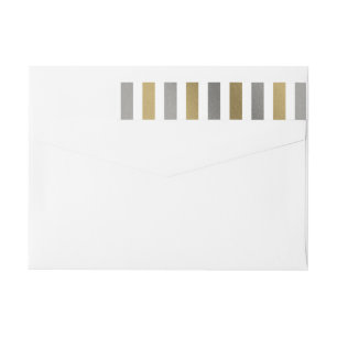 Joy and Cheer Holiday Wraparound Address Labels
