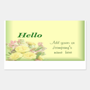 Joy And Love_ Rectangular Sticker