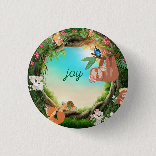 Joy animal button (Front)