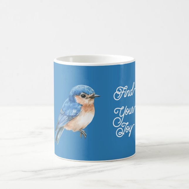 Joy Blue Bird Coffee Mug (Center)