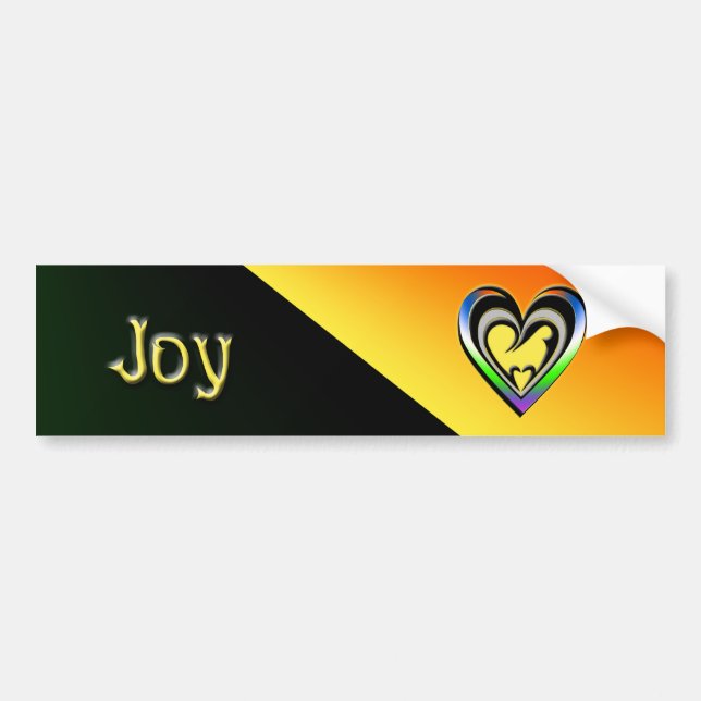 Joy Bumper Sticker (Front)