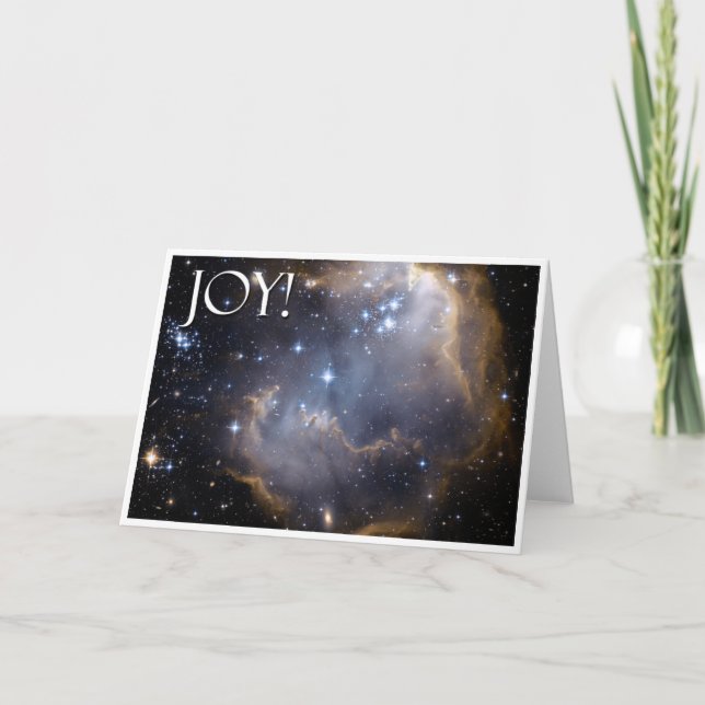 Joy!  Celestial Greeting Card (Front)