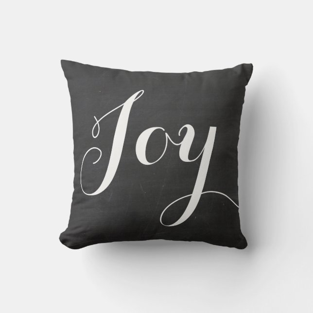 Joy Chalkboard Cushion (Front)