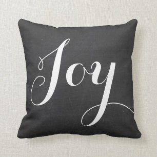 Joy Chalkboard Cushion