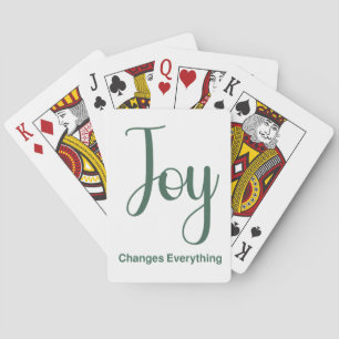 Joy Changes Everything Playing Cards