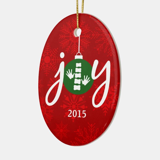 JOY Chiropractic / Chiropractor Oval Ornament (Left)