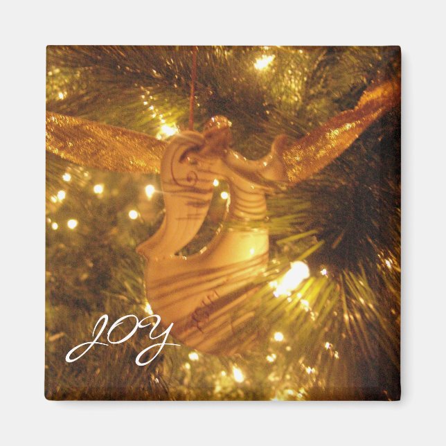 Joy Christmas Angel Magnet (Front)