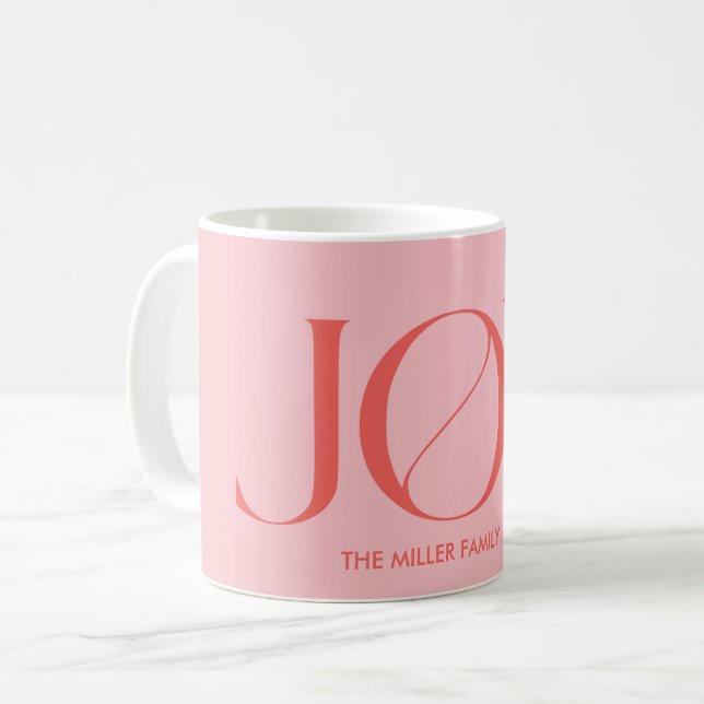 Joy | Christmas Coffee Mug (Front Left)