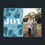 Joy Christmas Design Holiday Postcard<br><div class="desc">Joy Holiday Greetings Merry Christmas Design</div>