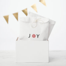 Joy, Christmas Favor Bags