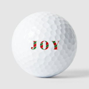 JOY Christmas / Festive Holiday Golf Gift Balls