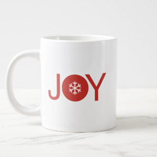 Joy Christmas Giant Coffee Mug