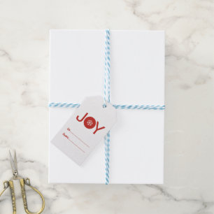 Joy Christmas Gift Tags