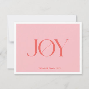Joy Christmas Holiday Card