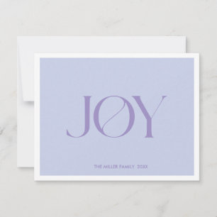 Joy Christmas Holiday Card