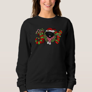 Joy Christmas Newfoundland Dog Santa Pajamas Xmas Sweatshirt