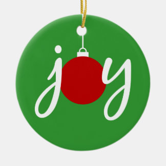 Joy Christmas Ornament