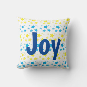 Joy Christmas Star Pillow