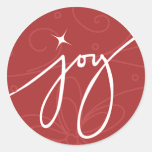 Joy Classic Round Sticker