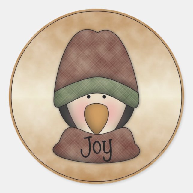 Joy Classic Round Sticker (Front)