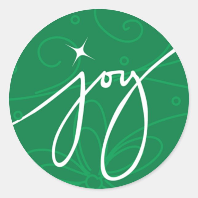 Joy Classic Round Sticker (Front)
