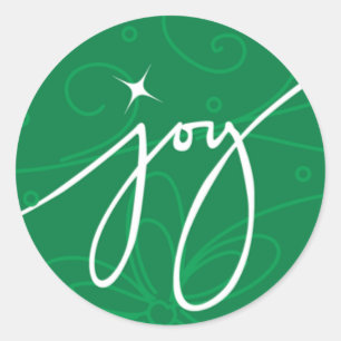 Joy Classic Round Sticker