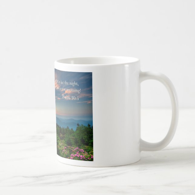 joy comes in the morning coffee mug (Right)