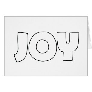 JOY (Create Your Own) Greeting Card