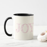 Joy Custom Colour Mug Christmas Holiday Gift Mug