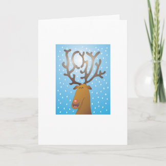Joy Deer Holiday Card