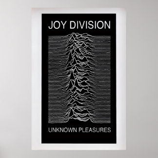 Joy Division, Unknown Pleasures Vintage Album Poster