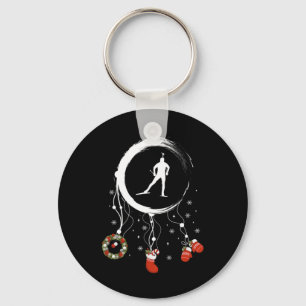 Joy Dreamcatcher Ski Vacation Merry Christmas Biat Key Ring