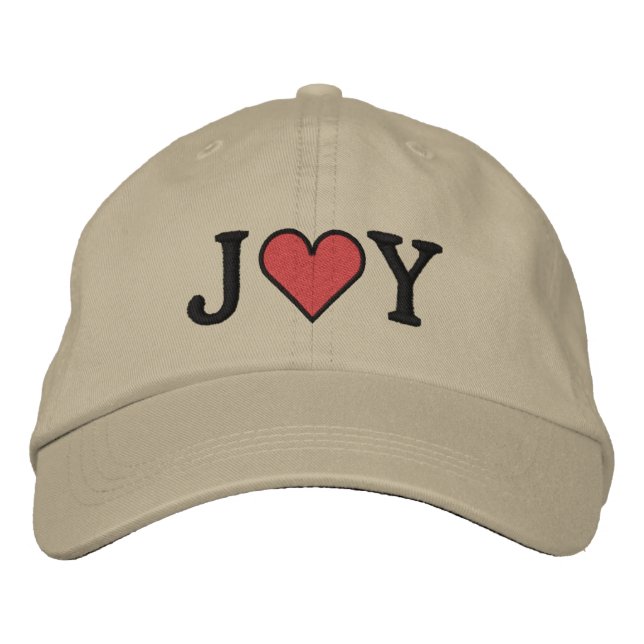 JOY EMBROIDERED HAT (Front)