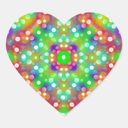 Joy Expression Mandala Heart Sticker