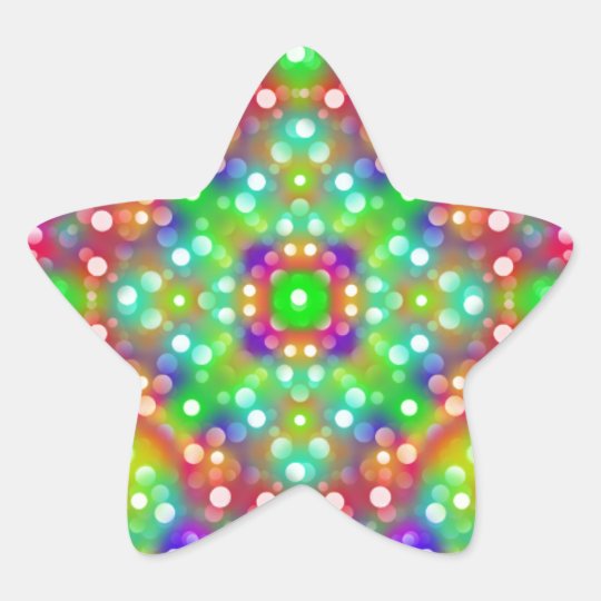 Joy Expression Mandala Star Sticker