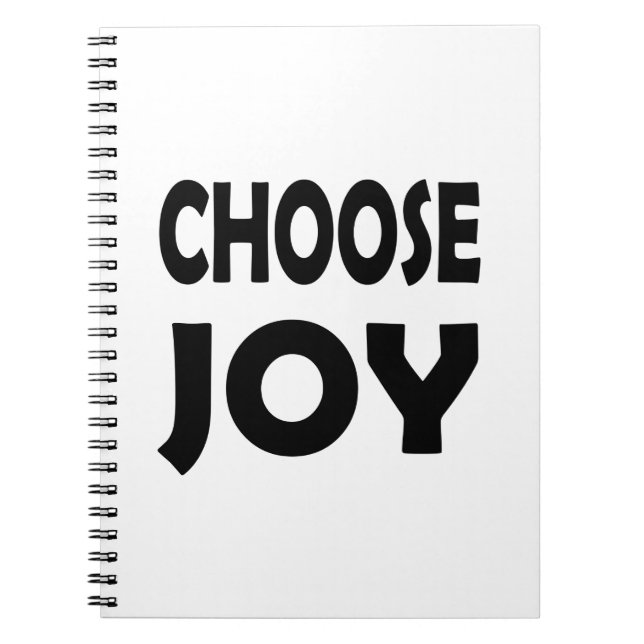 Joy-Filled Life | Inspirational Thought Notebook (Front)