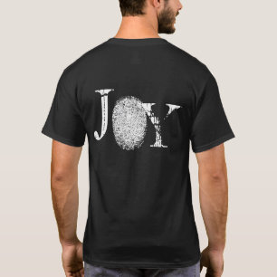 Joy Fingerprint Graphic Dark Mens T-shirt