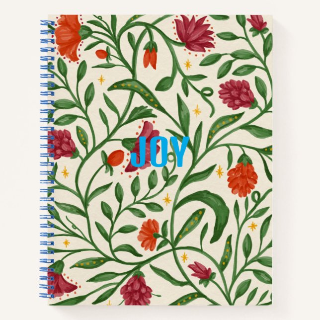 JOY Floral Notebook (Front)