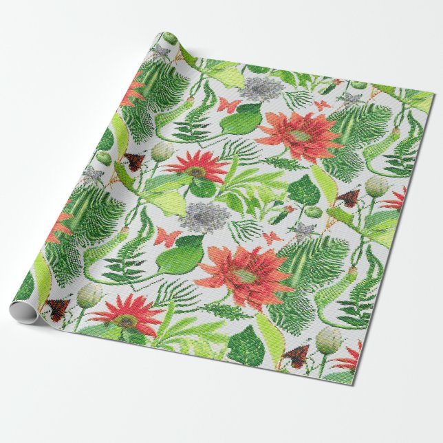 Joy Garden Wrapping Paper (Unrolled)