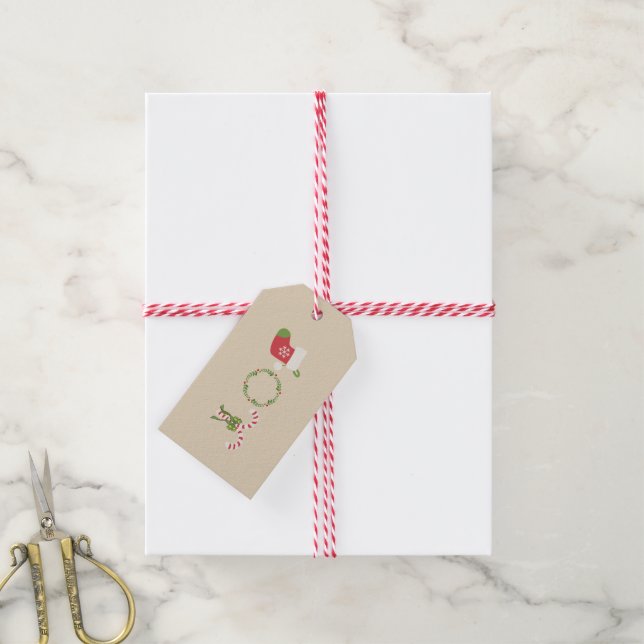 Joy Gift Tag (With Twine)
