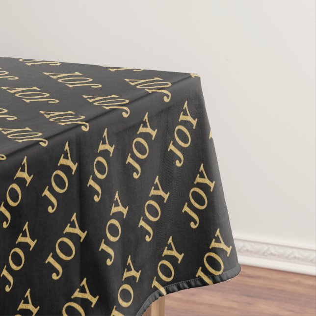 JOY (gold glitter) Tablecloth (In Situ)