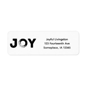 Joy Golf Address Labels