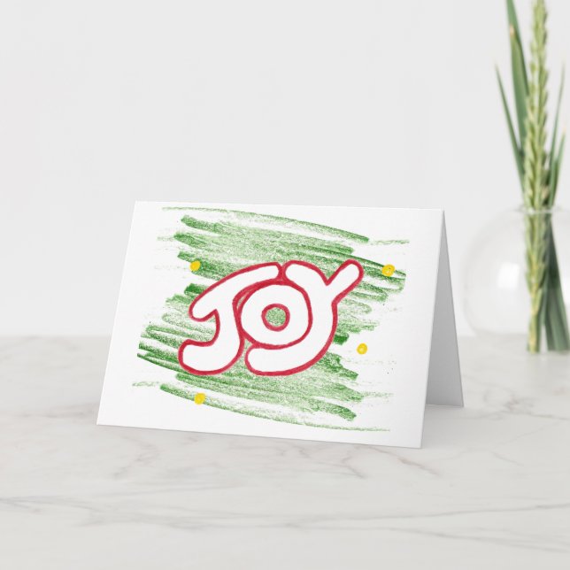 Joy Greeting Card (Front)