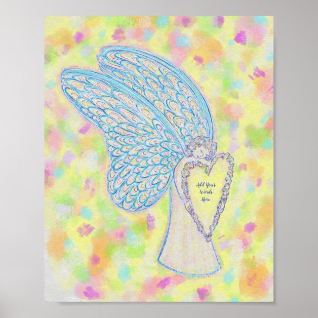 Joy Guardian Angel Art Print Posters (Front)