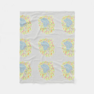 Joy Guardian Angel Custom Fleece Blankets